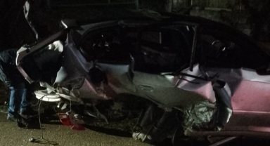 Şarampole yuvarlanan otomobildeki kadın hayatını kaybetti