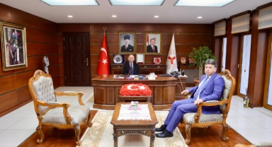 SGK Uzmanı Özdemir’den Vali Serdengeçti’ye Ziyaret