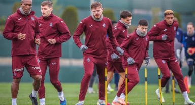 Trabzonspor, Galatasaray maçının hazırlıklarını sürdürdü