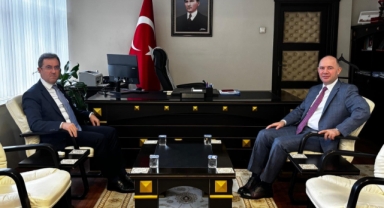 Vali Serdengeçti’den Terme Kaymakamı Metin Maytalman’a Ziyaret