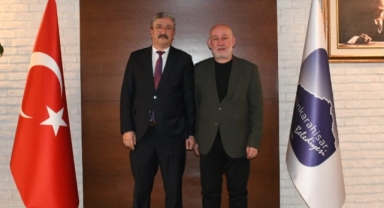 Vergi Dairesi Müdürü Halil Mat’tan Başkan Şentürk’e Ziyaret