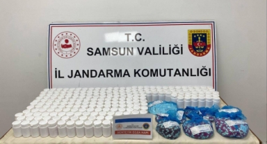17 yaşındaki çocuk 24 bin 500 adet uyuşturucu hapla yakalandı