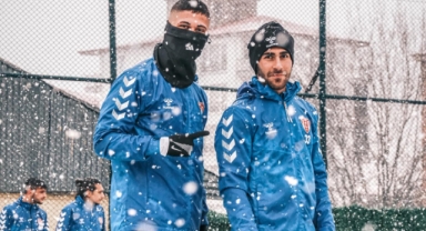 1926 Bulancakspor, Pazarspor Maçı Hazırlıklarını Kar Altında Sürdürüyor