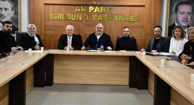 AK Parti Giresun İl Yönetimi Haftalık Olağan Toplantısını Gerçekleştirdi
