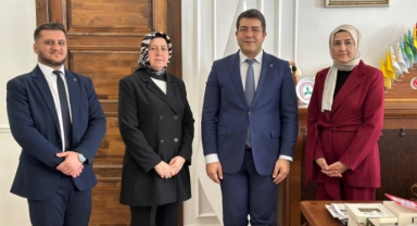 AK Parti İnsan Hakları Heyetinden Piraziz Kaymakamlığı’na Ziyaret