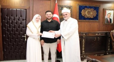 Alman vatandaşı Anna Lambertz, Amasya'da Müslüman oldu