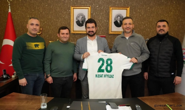 ALTIN POST Giresunspor Hentbol Takımı’ndan Başkan Ayyıldız’a Ziyaret