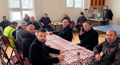 Başkan Şentürk’ten Sahada Görev Yapan Ekiplere Ziyaret