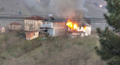 Bulancak'ta feci yangın! 
