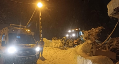 Dereli’de Kar Engel Olmadı, Hasta Vatandaşa Ulaşıldı