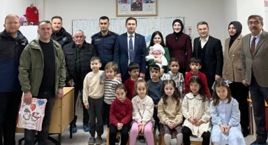 Doğankent’te Karne Sevinci Protokolün Katılımıyla Yaşandı