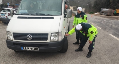 Espiye’de Trafikte Kış Hassasiyeti