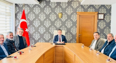 Espiye’nin Muhtarları Kaymakam Kavanoz’la Bir Araya Geldi