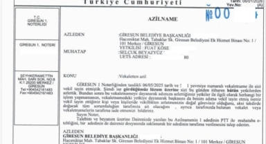 Giresun Belediyesi’nde 24 Memurun Kaderine İmza Atan Müdür Görevden Alındı