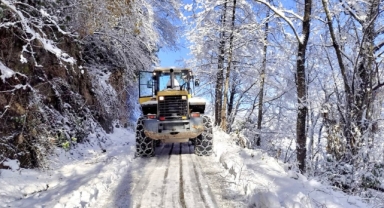 Giresun’da Kapalı Köy Yolları Ulaşıma Açıldı