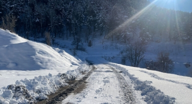 Giresun'da kapalı köy yolu raporu!