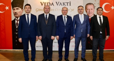 Giresun'dan Osmaniye'ye atanan Vali Serdengeçti için veda programı düzenlendi
