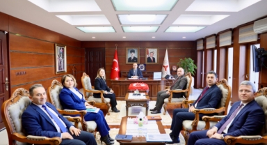 Giresun Valisi Mustafa Koç’a Hayırlı Olsun Ziyaretleri Sürüyor