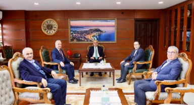 Giresun Valisi Mustafa Koç'a Ziyaretler Sürüyor
