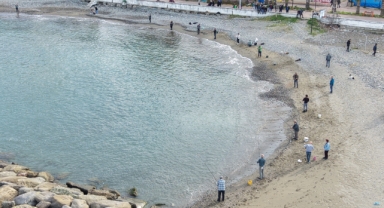 Kafesten kaçan balıklar amatör balıkçıların yüzünü güldürdü