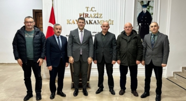 Kaymakam Burak Öz’e Kurum Temsilcilerinden Ziyaret