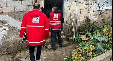Kızılay'dan Piraziz'de Miraç Kandili Öncesi Gıda Desteği