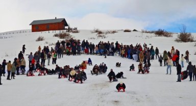 Ordu'da 5. Argan Yaylası Kar Festivali düzenlendi