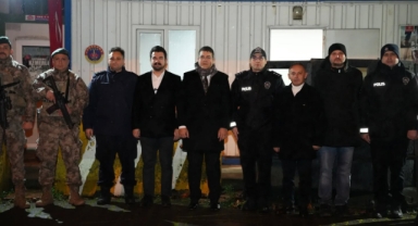 Piraziz’de Yeni Yıla Görev Başında Girenlere Ziyaret