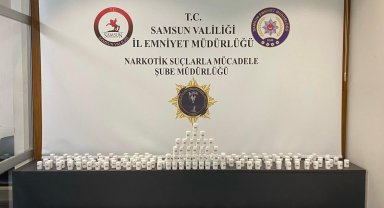 Samsun'da 21 bin 500 uyuşturucu hap ele geçirildi