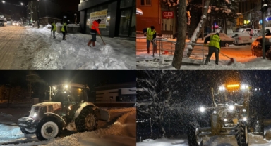 Şebinkarahisar Belediyesi’nden Karla Mücadele Seferberliği