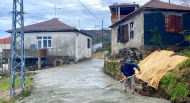 Tirebolu’da O Köy Yolu Konfora Kavuşuyor