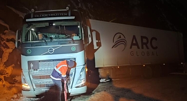 Yavuzkemal Belediyesi Tırı Kurtardı