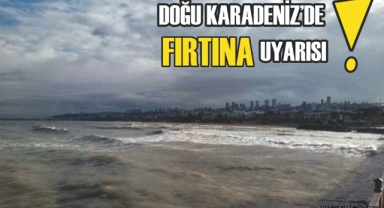AFAD Giresun'dan Kuvvetli Fırtına Uyarısı!