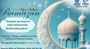 AGD Giresun Bu Ramazan’da da İftar Yemeği Geleneğini Devam Ettirecek