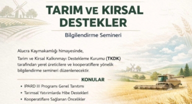 Alucra’da IPARD III ve Hibe Destekleri Anlatılacak