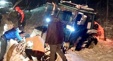 Bulancak-Bektaş Yolunda Kar Esareti: 9 Kişi Mahsur Kaldı!