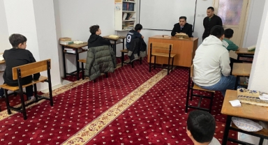 Espiye İlçe Müftüsü Özgül, Hafızlık Öğrencileriyle Bir Araya Geldi