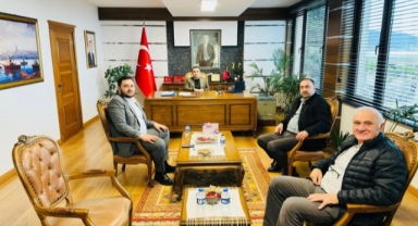 Espiye Kaymakamı Kavanoz'a Nezaket Ziyareti 