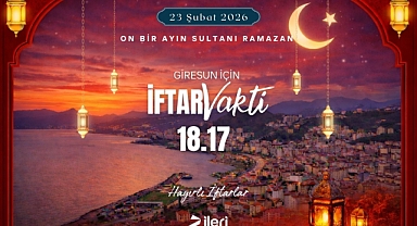 Giresun'da Bugün İftar Saat Kaçta?