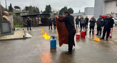 Giresun Devlet Hastanesi’nde Yangın Güvenliği Eğitimi