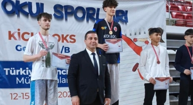 Giresunlu Sporculardan Kick Boksta Türkiye Derecesi
