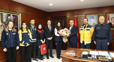 Hayat Kurtaran Ekipler, Giresun Valiliğinde Ağırlandı