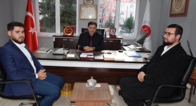 Hayrat İlçe Vaizi Erdem’den Espiye İlçe Müftüsü Özgül’e Ziyaret