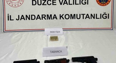 Jandarmadan ruhsatsız silah operasyonu