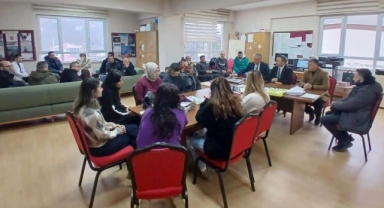 Müdür Tokgöz'den Aksu Şehit Hakan Gemici Ortaokulu'na Ziyaret