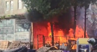 Ordu'da iş yeri deposunda yangın!