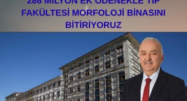 Temür Duyurdu: 286 Milyon Ek Ödenekle Tıp Fakültesi Morfoloji Binasını Bitiriyoruz