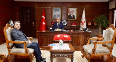 Vali Koç, İletişim Başkanlığı Trabzon Bölge Müdürü Güler’i Ağırladı