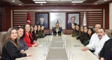 Vali Koç Şehrin Dinamiklerini Makamında Ağırladı
