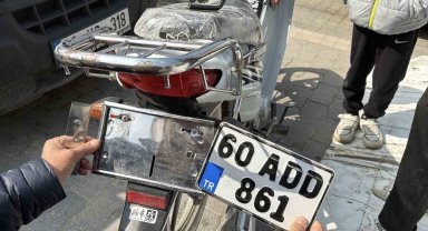 50 bin TL'lik motosikleti ile 146 bin TL'lik ceza yedi